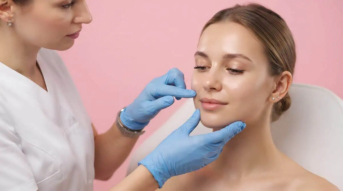 A woman is receiving Botox and Daxxify treatment in Burke, VA at Aesthetic Artistry